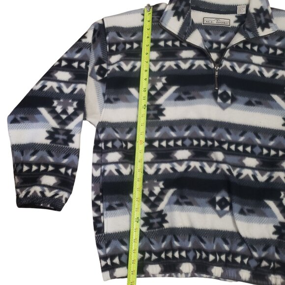 Vintage‎ M.E. Sport Womens Aztec Print 1/4 Zip Fleece Pullover Jacket Size 2X - Picture 9 of 9